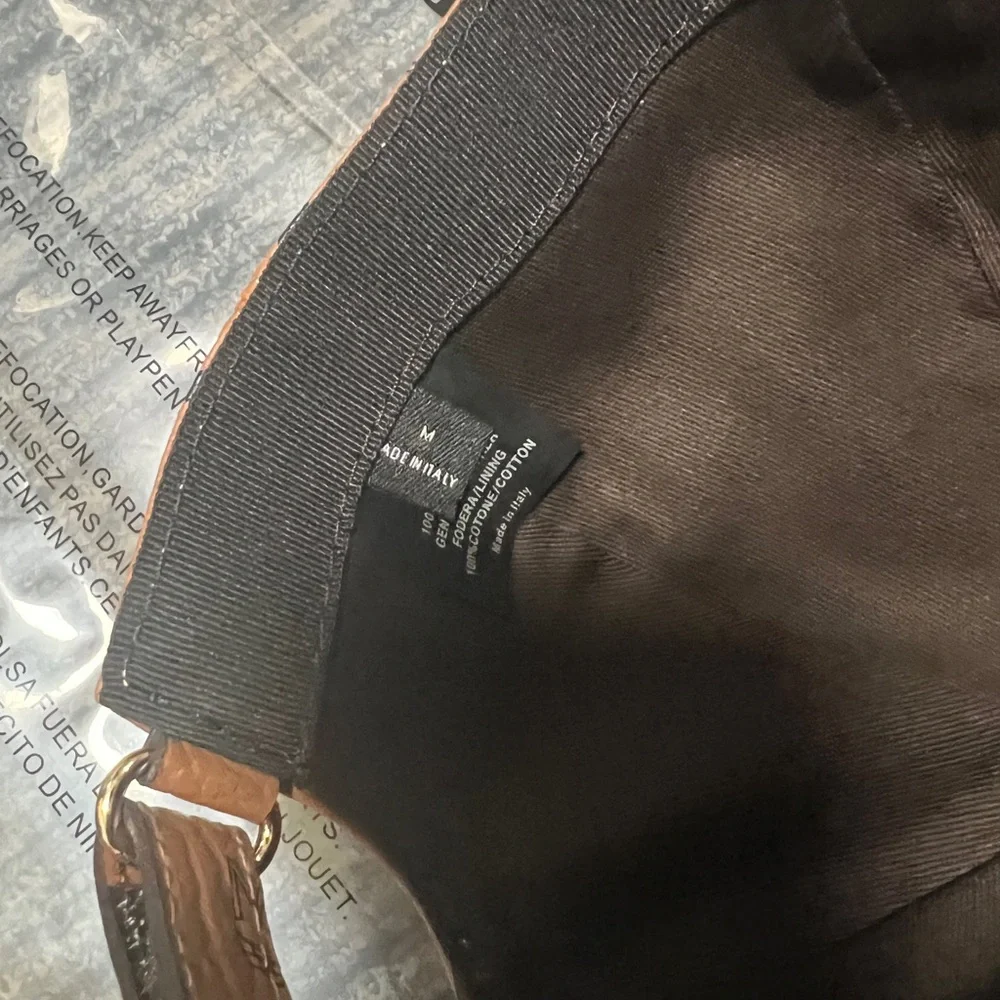 MCM Tan Monogram Baseball Cap - Picture 6 of 6